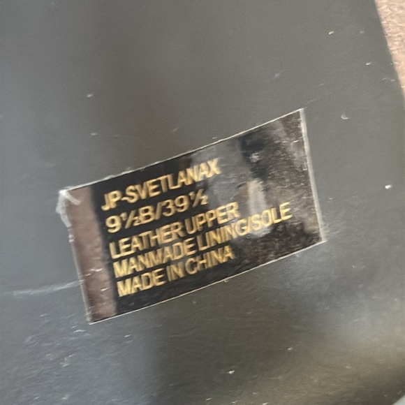 Brand New Jessica Simpson Genuine Suede Gray & Black Slip On Heeled Booties Boot - Picture 12 of 15